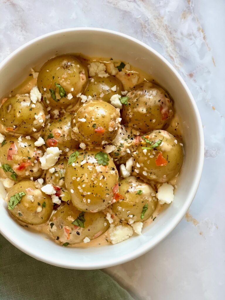 Papas Chorreadas (Colombian Cheesy Potatoes)