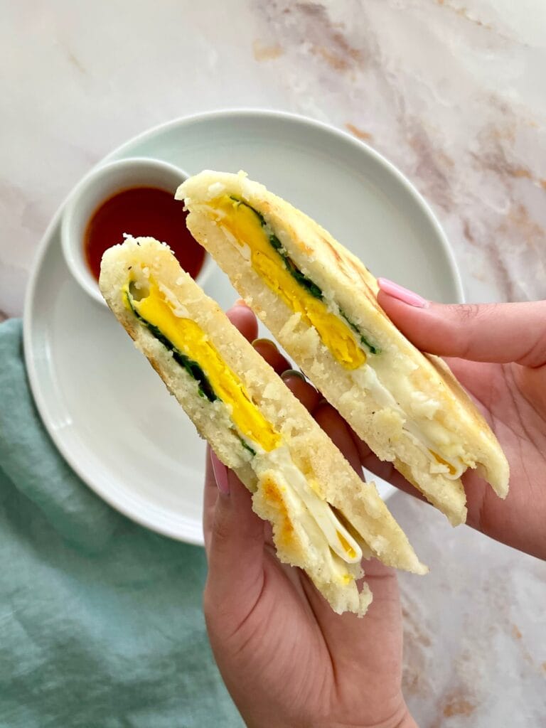 Arepa de Huevo (Egg Stuffed Arepa)